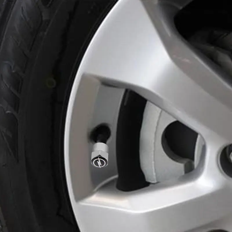 Ventilhetter med logo Opel Black Edition - 4 stk. – bilde 3