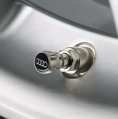 Ventilhetter OEM Audi Black Edition | sett 4 stk. – bilde 3