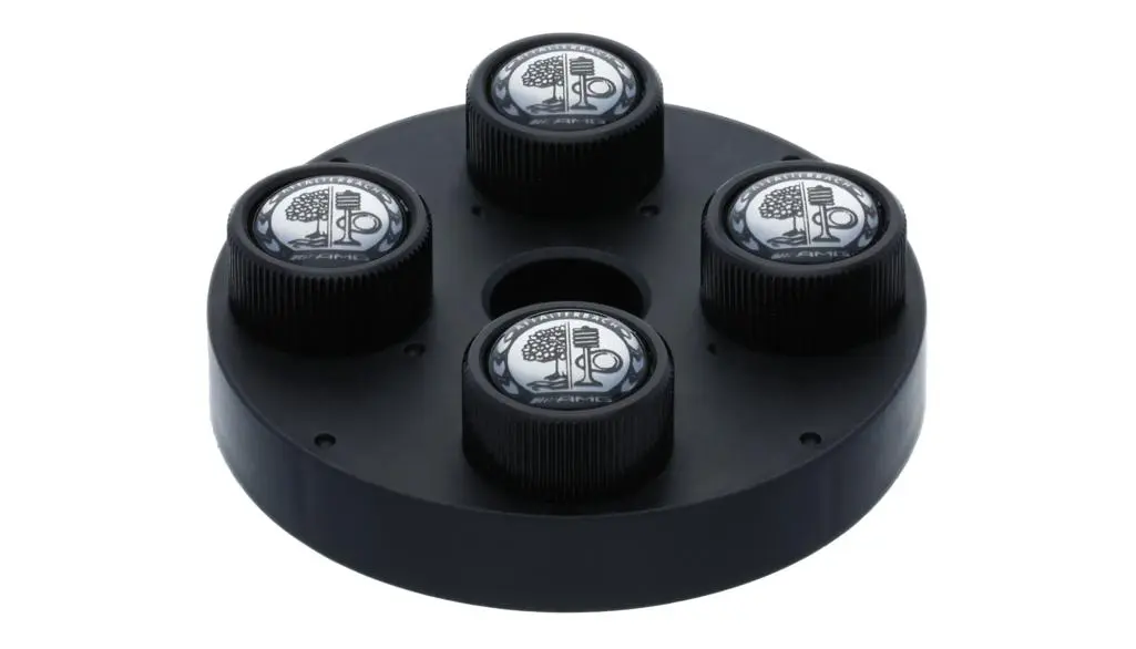 Ventilhetter OEM Mercedes-Benz AMG Black Edition - sett 4 stk. – bilde 3
