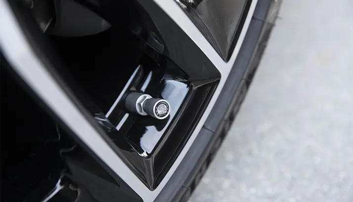 Ventilhetter OEM Mercedes-Benz AMG Silver Edition - sett 4 stk.