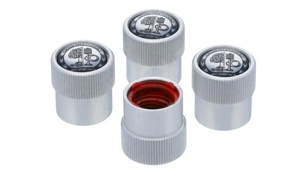 Ventilhetter OEM Mercedes-Benz AMG Silver Edition - sett 4 stk. – bilde 2