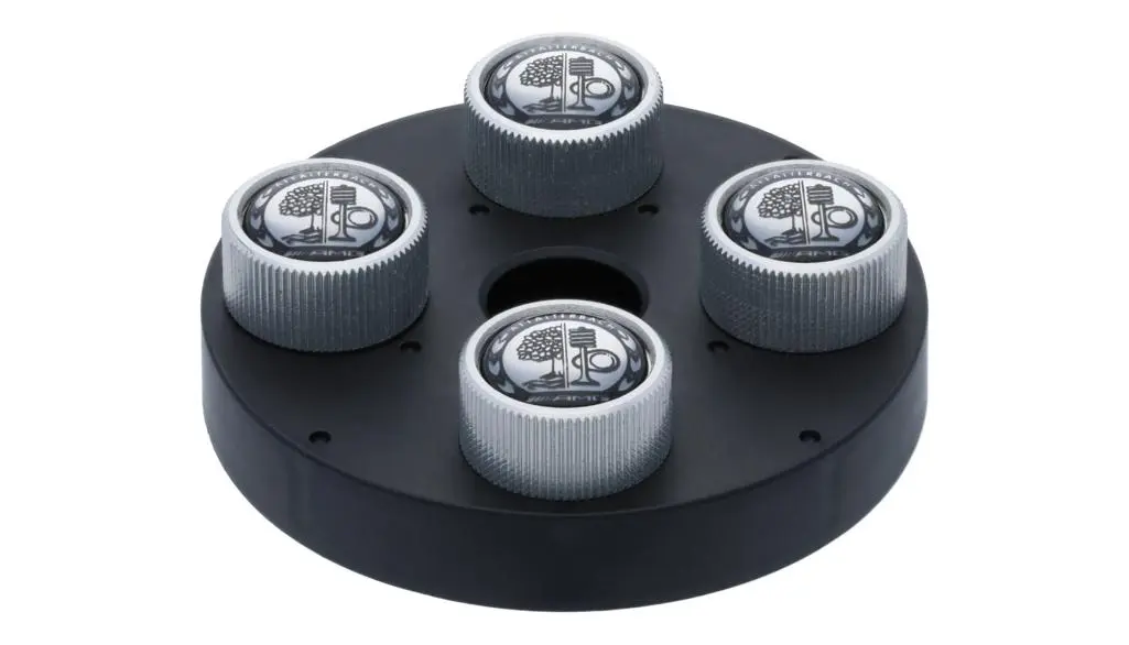 Ventilhetter OEM Mercedes-Benz AMG Silver Edition - sett 4 stk. – bilde 3