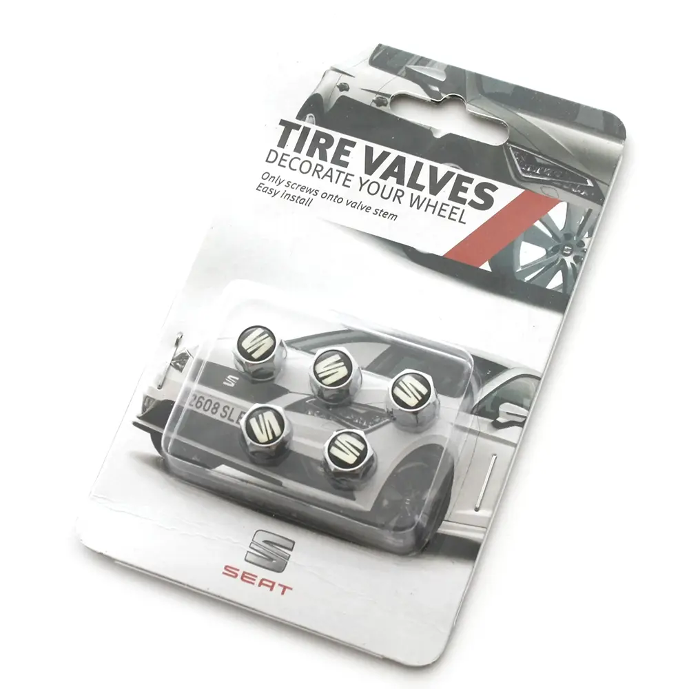 Ventilhetter Seat Silver Edition - 4 stk. – bilde 3