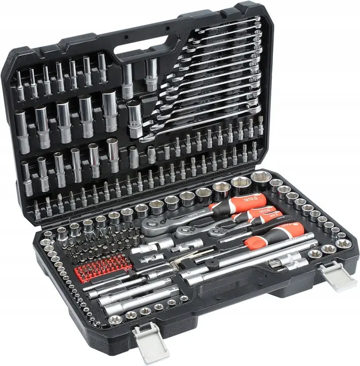 Verktøysett Yato 216 deler │ Professional Socket Spanner Set