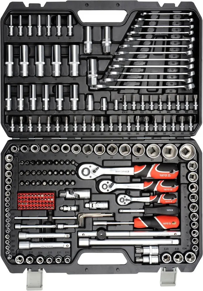 Verktøysett Yato 216 deler │ Professional Socket Spanner Set – bilde 2
