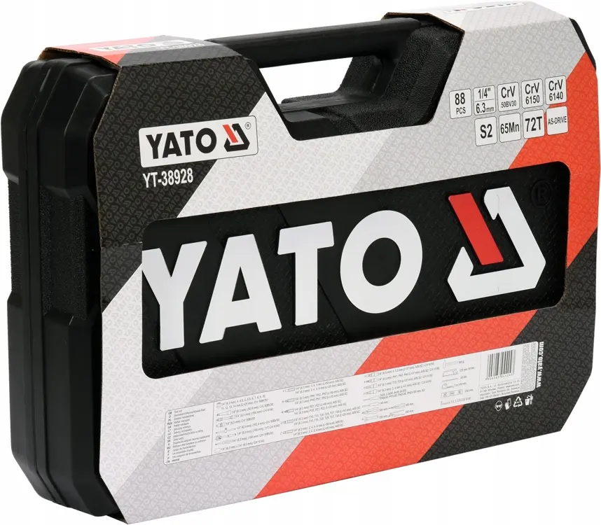 Verktøysett YATO 88 deler Image 4