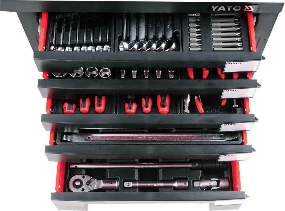 Verktøyskap med 211 verktøy │ Yato Tool Trolley – bilde 11