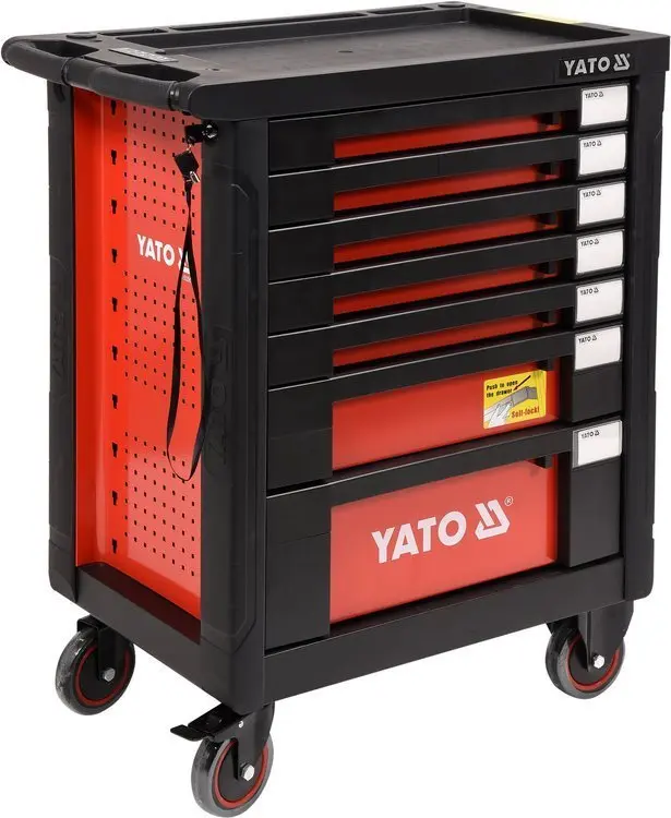Verktøyskap med 211 verktøy │ Yato Tool Trolley – bilde 2
