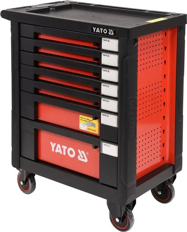 Verktøyskap med 211 verktøy │ Yato Tool Trolley – bilde 4