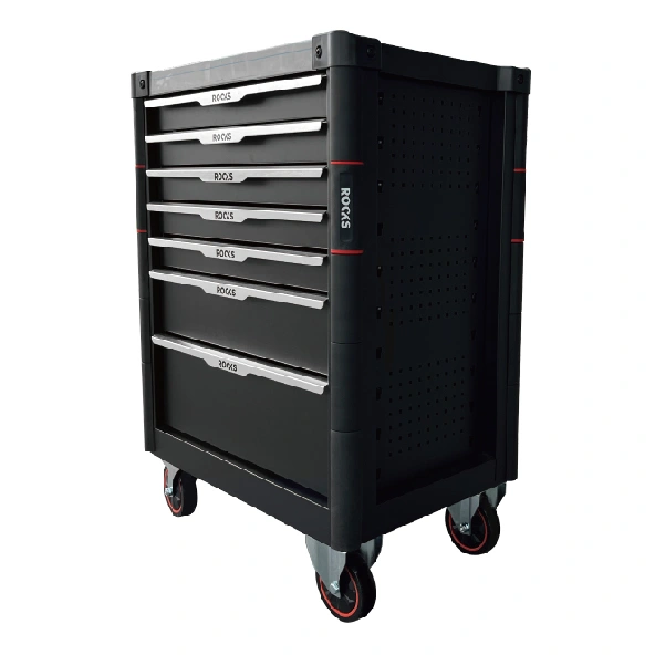 Verktøyskap med verktøy Rooks 276 deler - 7 skuffer │ Verktøyvogn Premium Tool Trolley – bilde 4