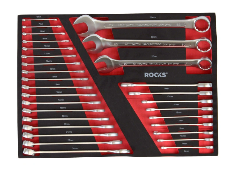 Verktøyskap med verktøy Rooks 276 deler - 7 skuffer │ Verktøyvogn Premium Tool Trolley – bilde 8