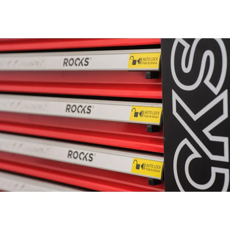 Verktøyskap Rooks Garage Red Tool Trolley med verktøysett 235 deler + sidekabinett – bilde 5