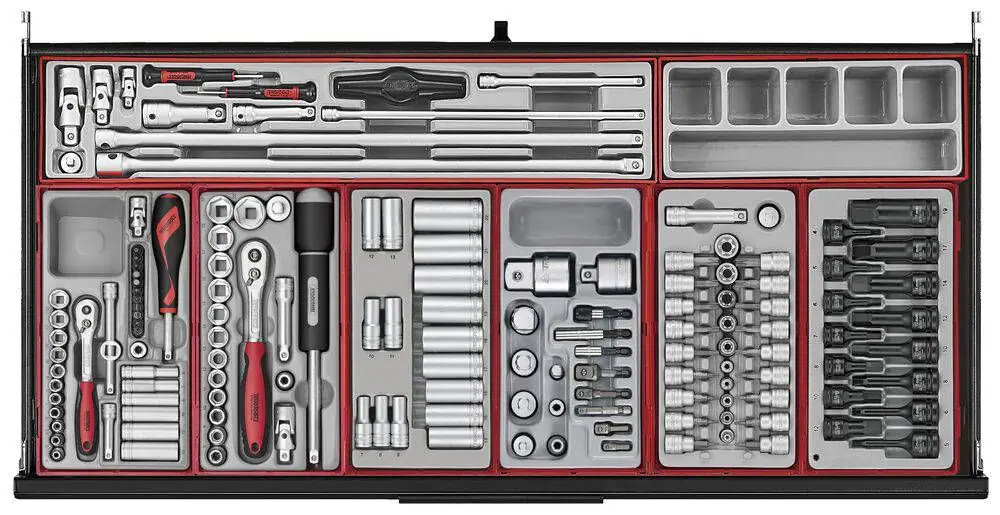 Verktøyvogn Teng Tools TKW37B1008T PRO35TM med verktøysett 1008 deler – bilde 2