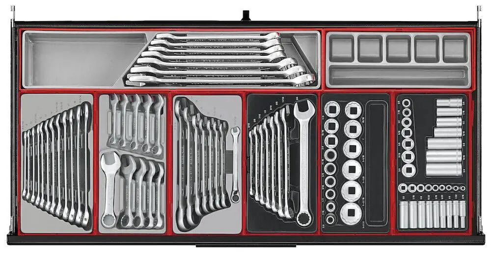 Verktøyvogn Teng Tools TKW37B1008T PRO35TM med verktøysett 1008 deler – bilde 5