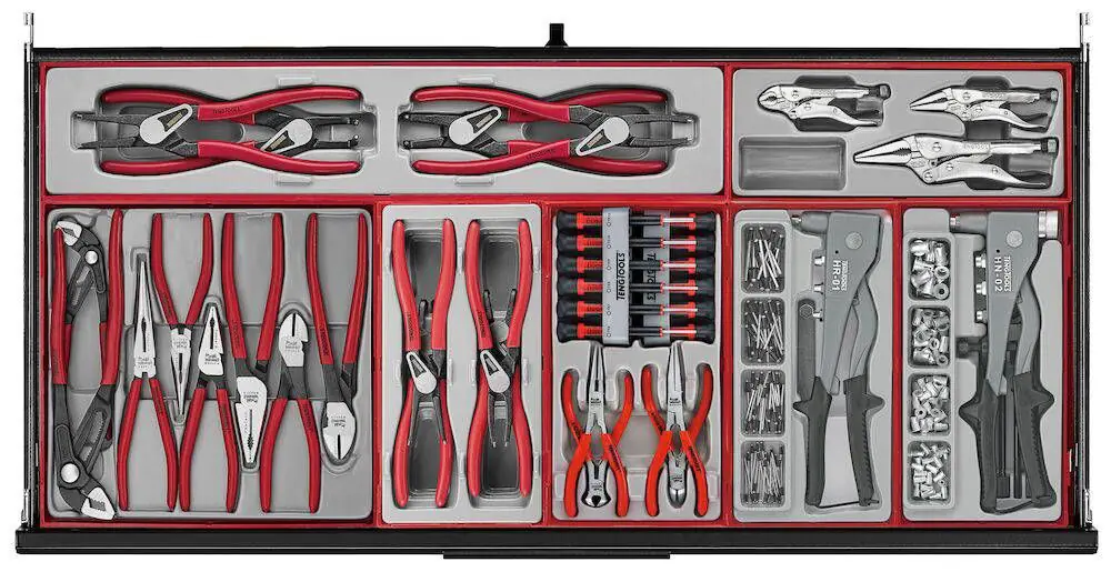 Verktøyvogn Teng Tools TKW37B1008T PRO35TM med verktøysett 1008 deler – bilde 6