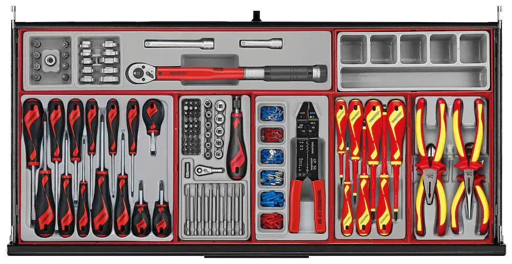 Verktøyvogn Teng Tools TKW37B1008T PRO35TM med verktøysett 1008 deler – bilde 7
