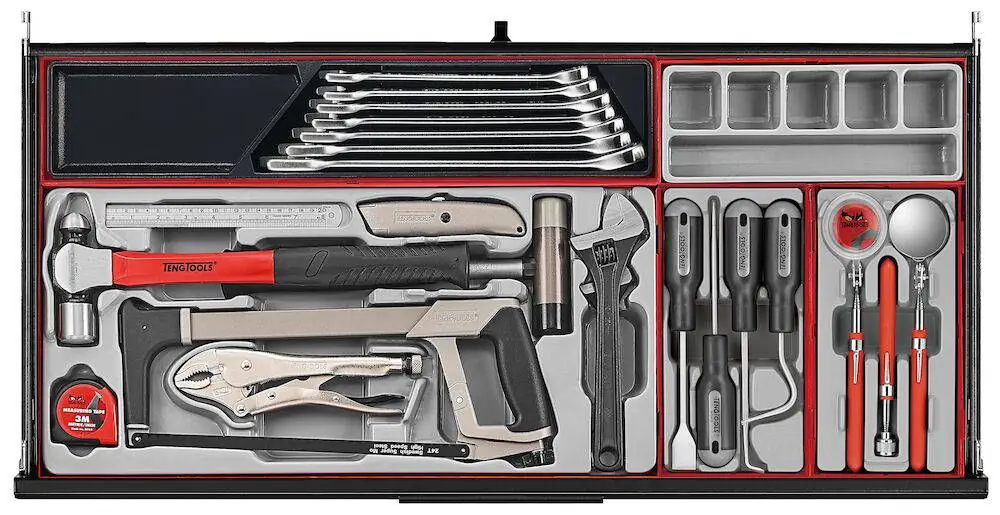 Verktøyvogn Teng Tools TKW37B1008T PRO35TM med verktøysett 1008 deler – bilde 8