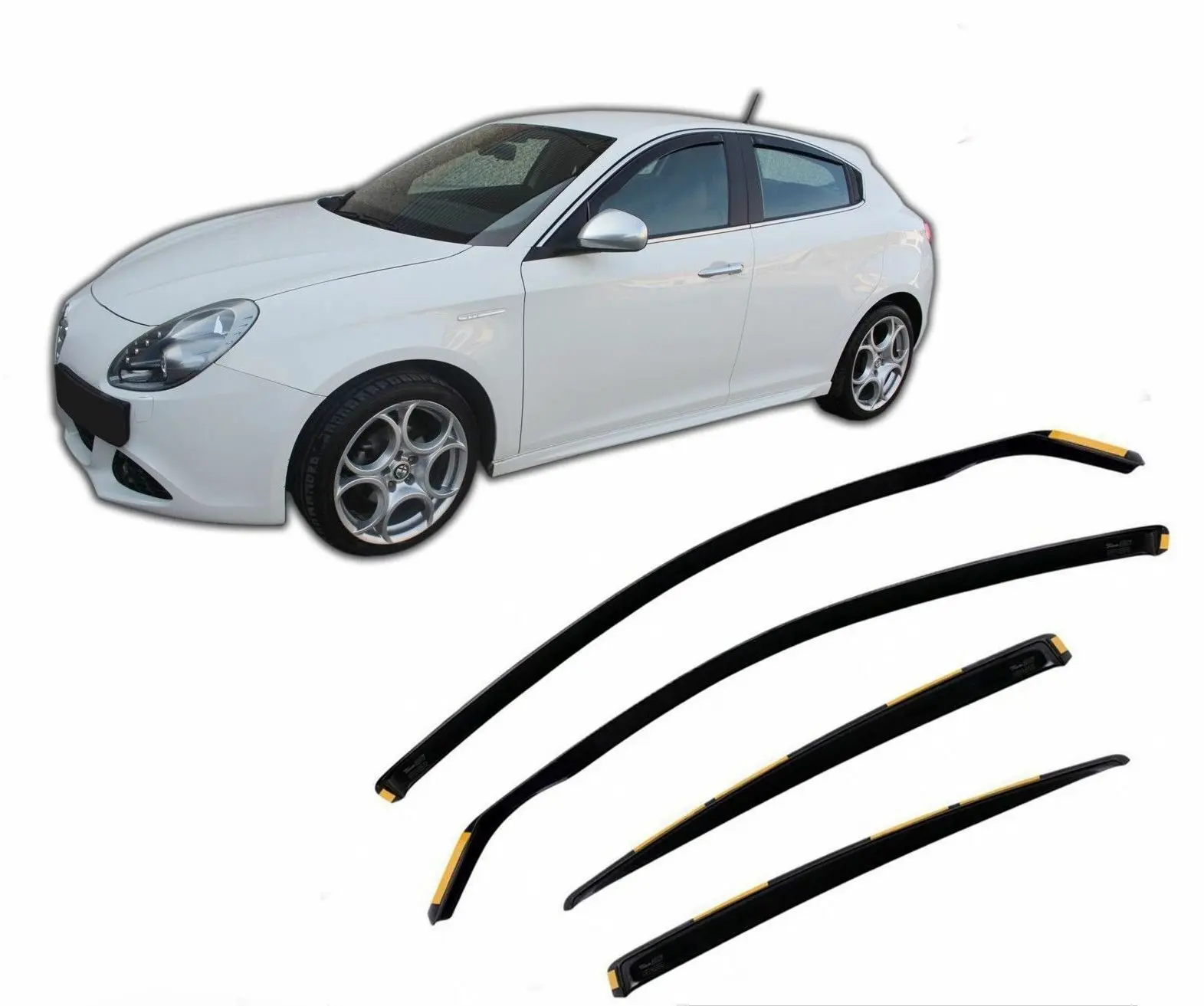Vindavvisere Alfa Romeo Giulietta 2010 - 2020 │ sett 4 stk. – bilde 3
