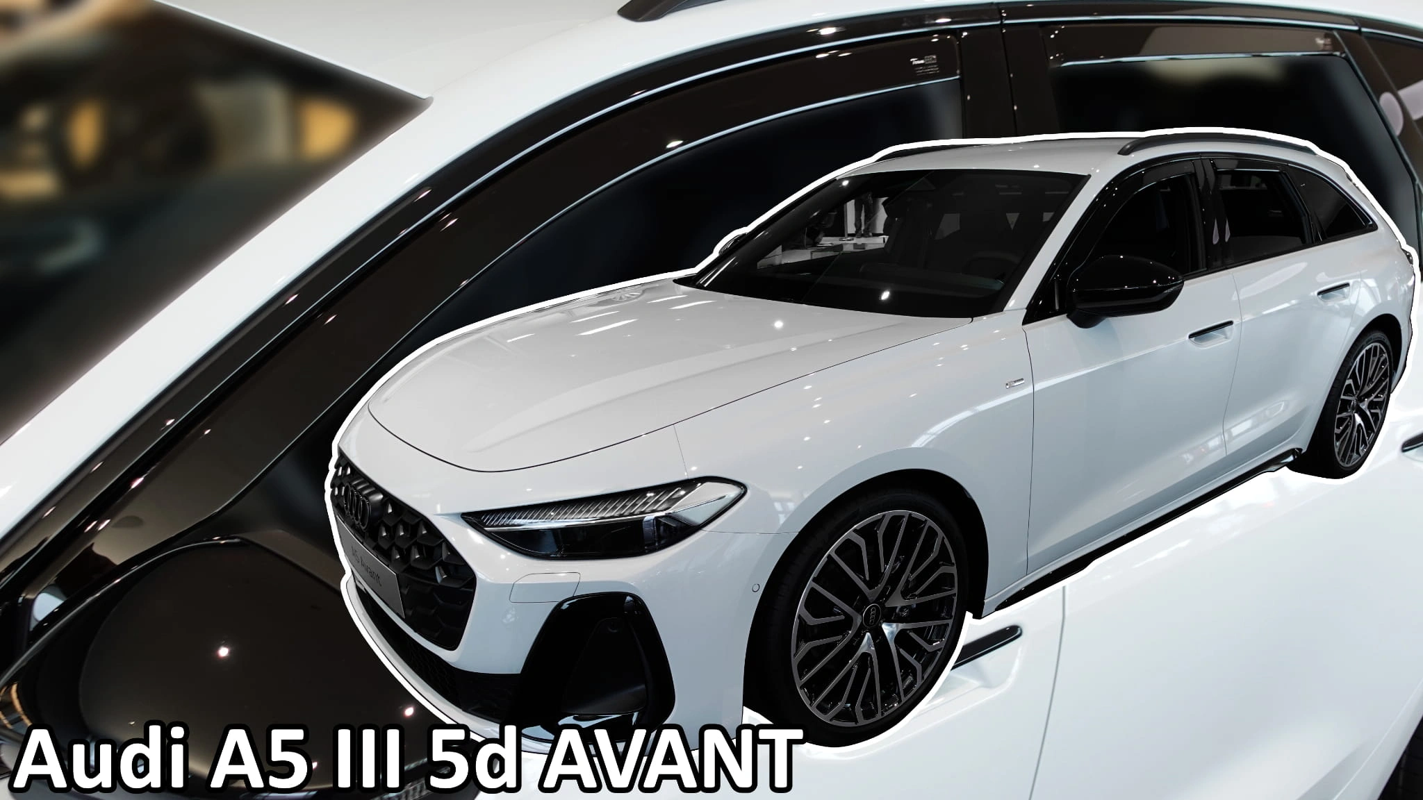 Vindavvisere Audi A5 B10 Avant 2024 -> │ sett 4 stk.