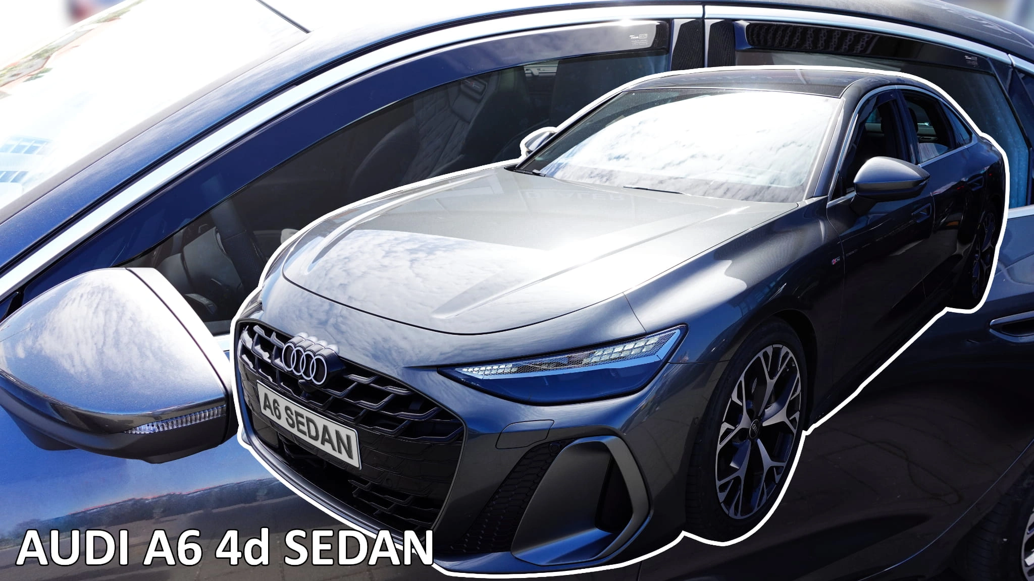 Vindavvisere Audi A6 C9 Sedan 2025 -> │ sett 4 stk.