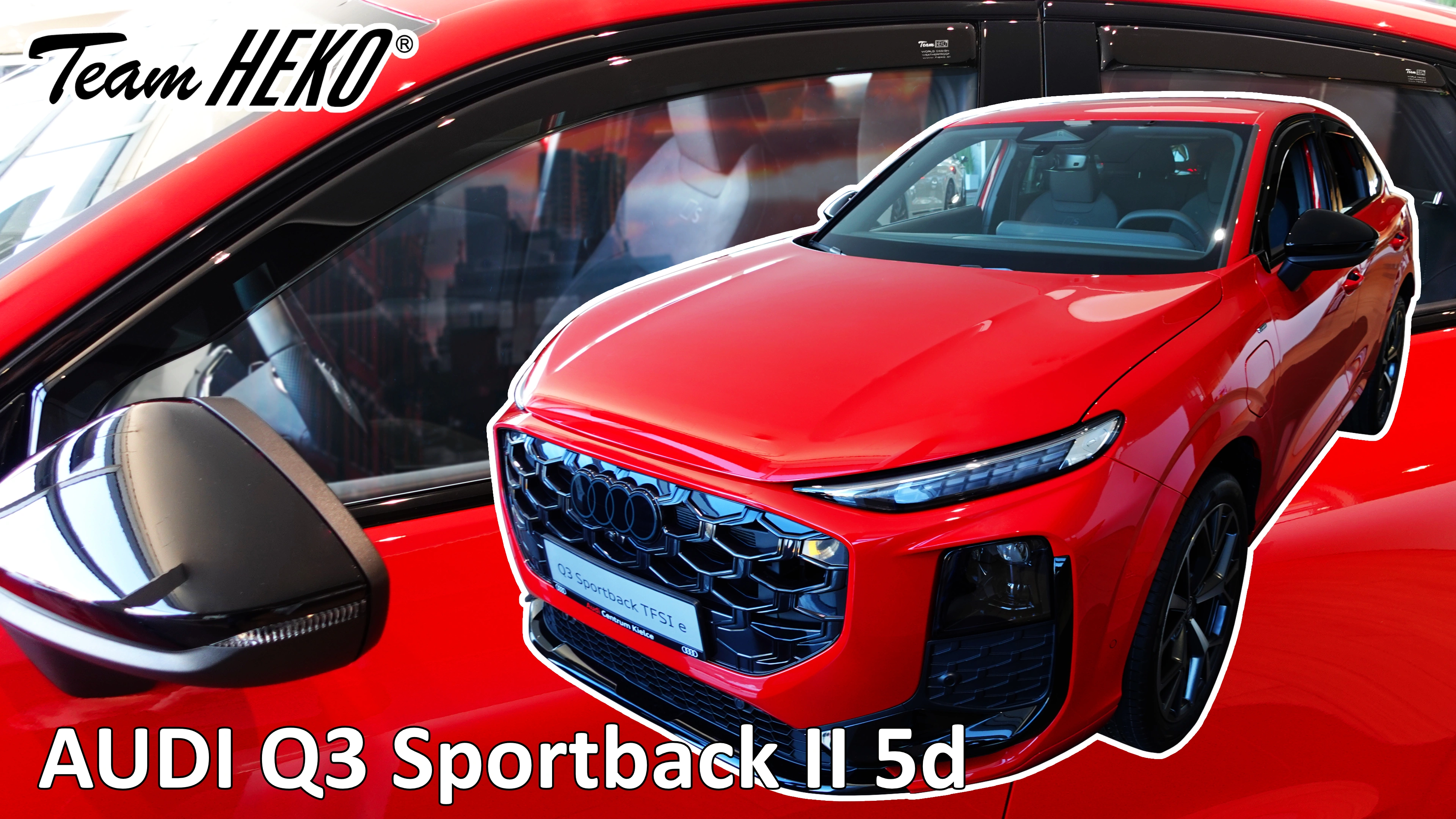 Vindavvisere Audi Q3 Sportback II 2025 -> │ sett 4 stk.