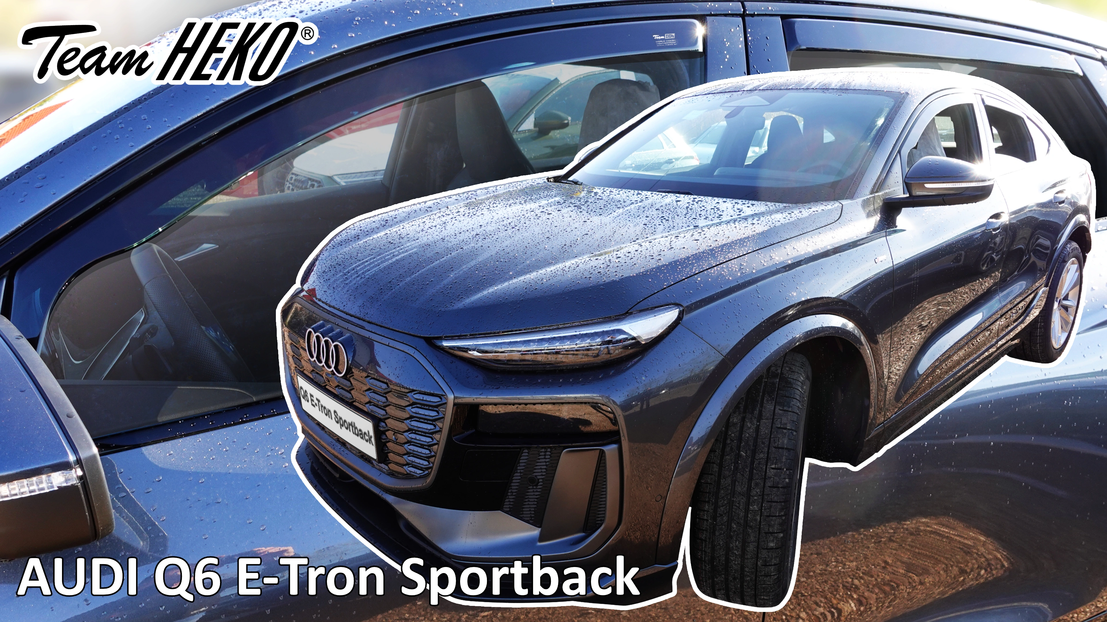 Vindavvisere Audi Q6 e-tron 2023 -> │ sett 4 stk.