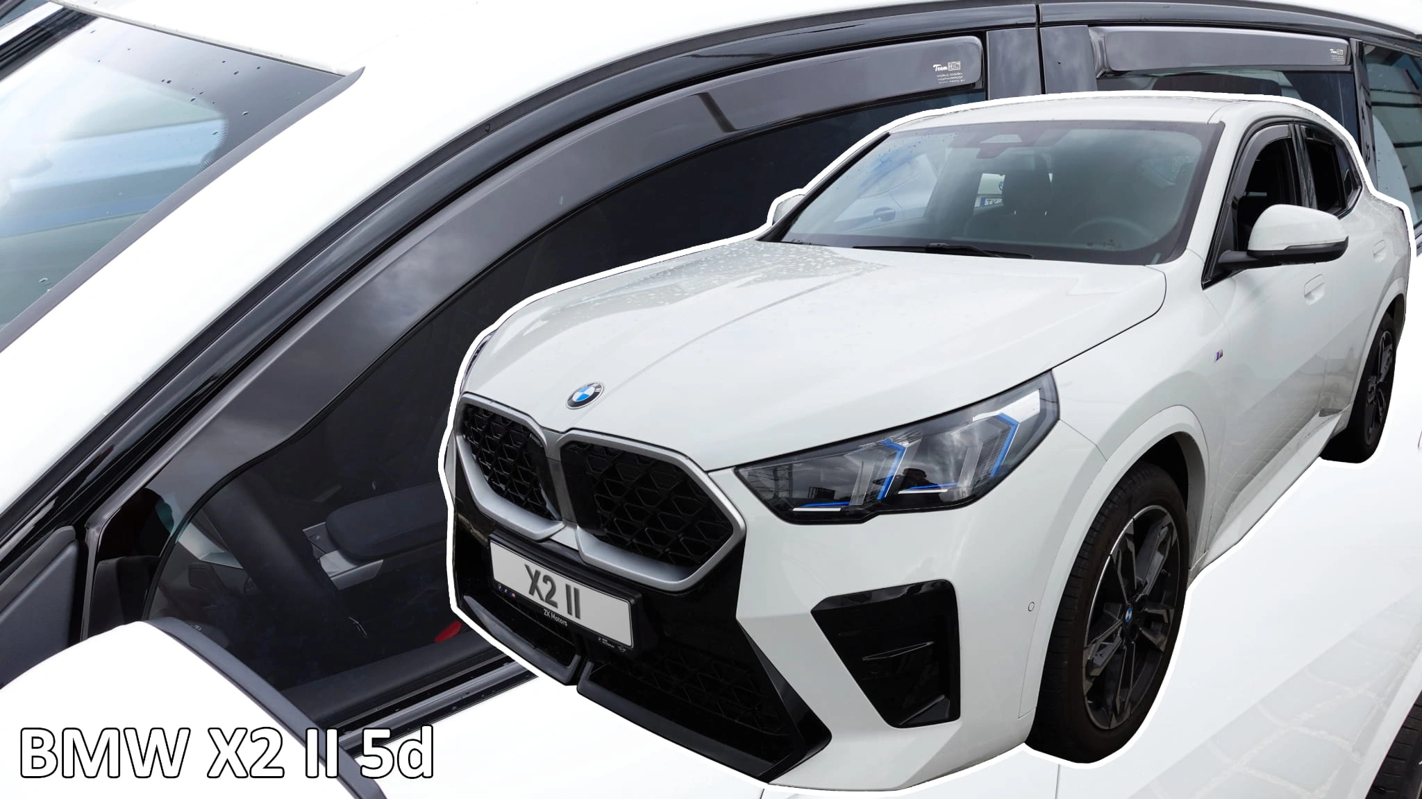 Vindavvisere BMW X2 (U10) / BMW iX2 2023 -> │ sett 4 stk.