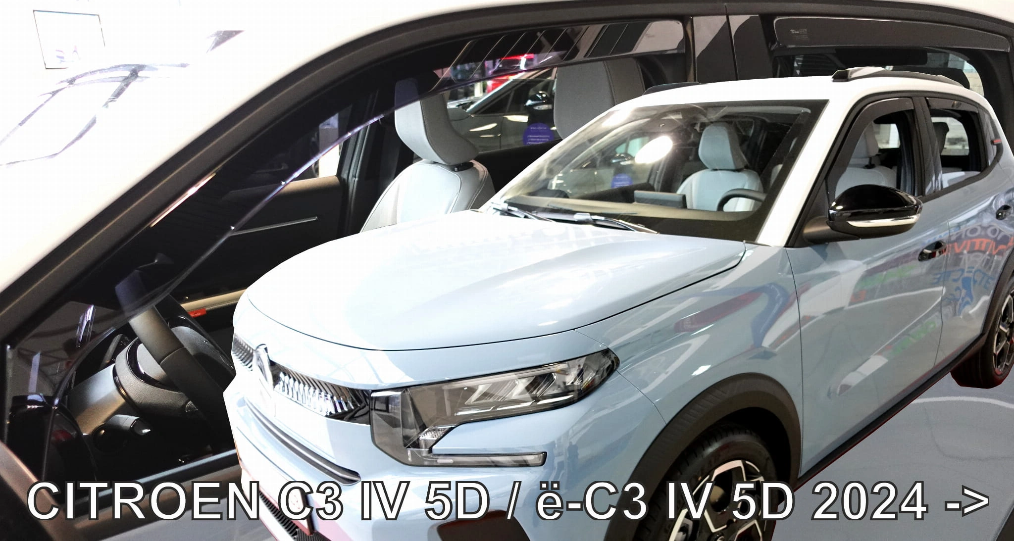 Vindavvisere Citroen C3 IV /  e-C3 2024 -> │ sett 4 stk.