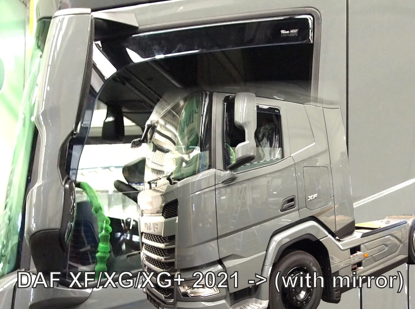 Vindavvisere DAF XF / XG / XG+ 2022 -> │ Versjon med vanlige speil - sett 2 stk.