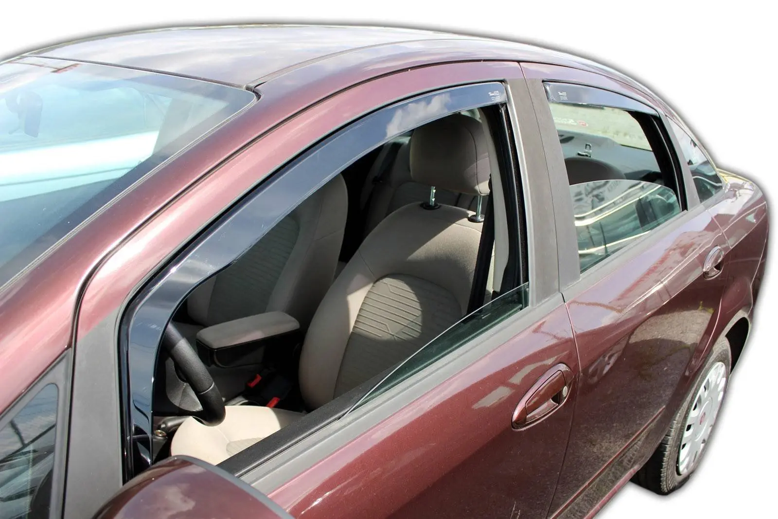 Vindavvisere FIAT LINEA 4-dørs 2007 - 2015 sett 4 stk. – bilde 2