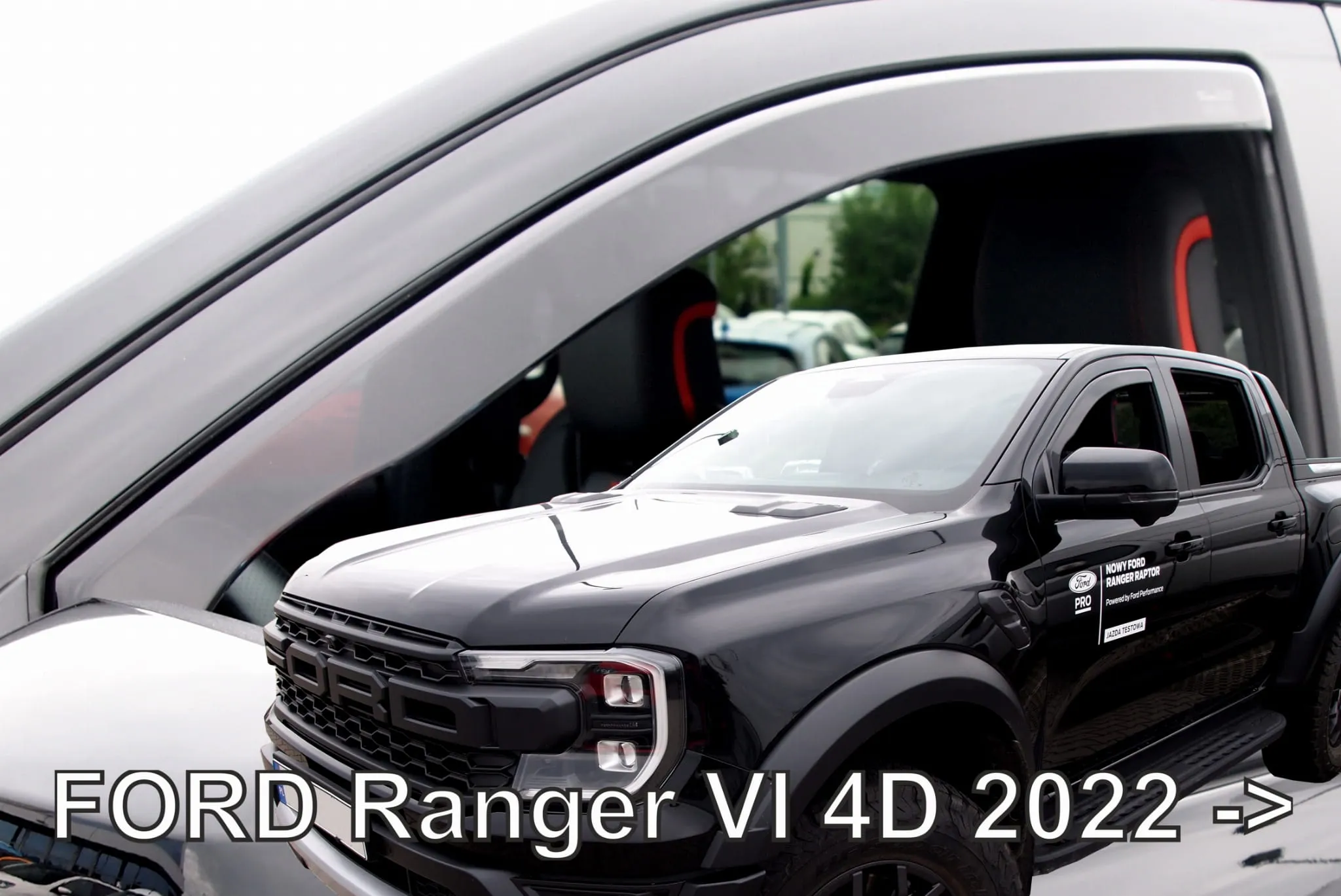 Vindavvisere Ford Ranger 2022 -> | sett 2 stk.