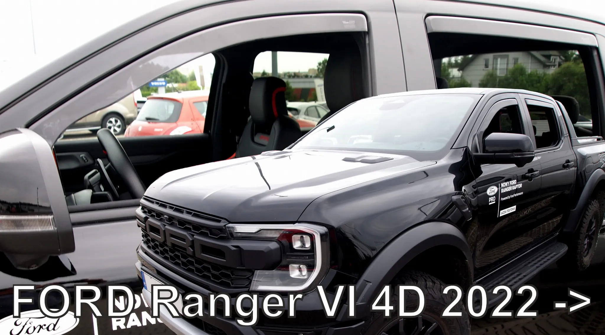 Vindavvisere Ford Ranger 2022 -> | sett 4 stk.