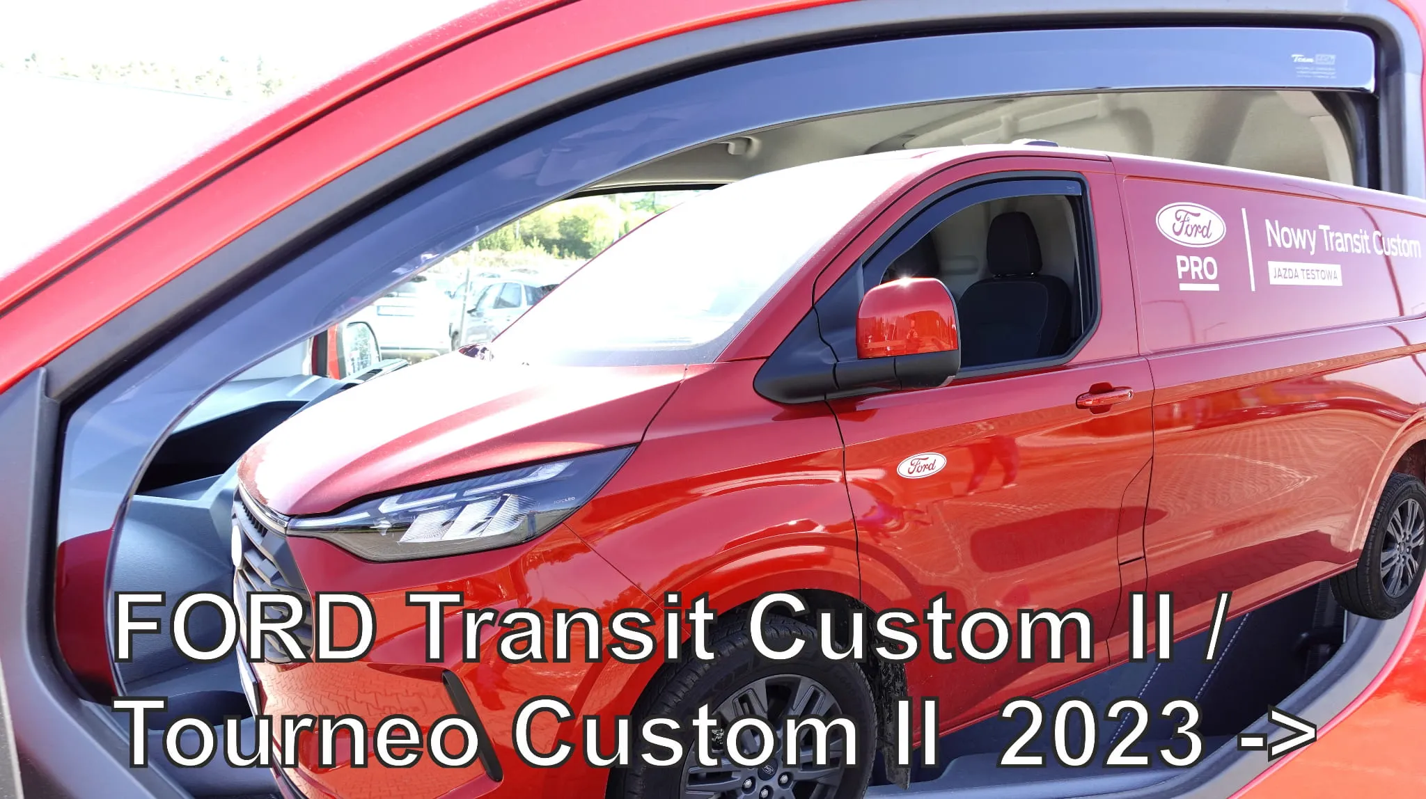 Vindavvisere Ford Transit / e-Transit Custom II / Ford Tourneo / e-Tourneo Custom II 2023 -> / VW Transporter T7 2024 ->  │ sett 2 stk. Image 1