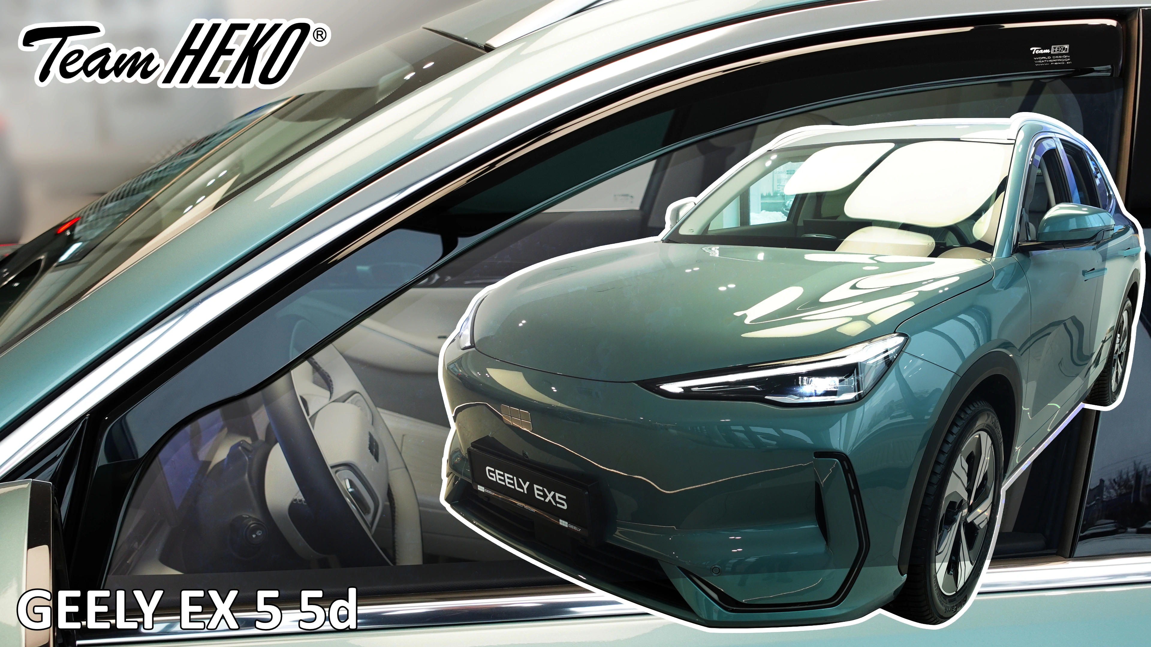 Vindavvisere Geely EX5 2024 -> │ sett 2 stk.