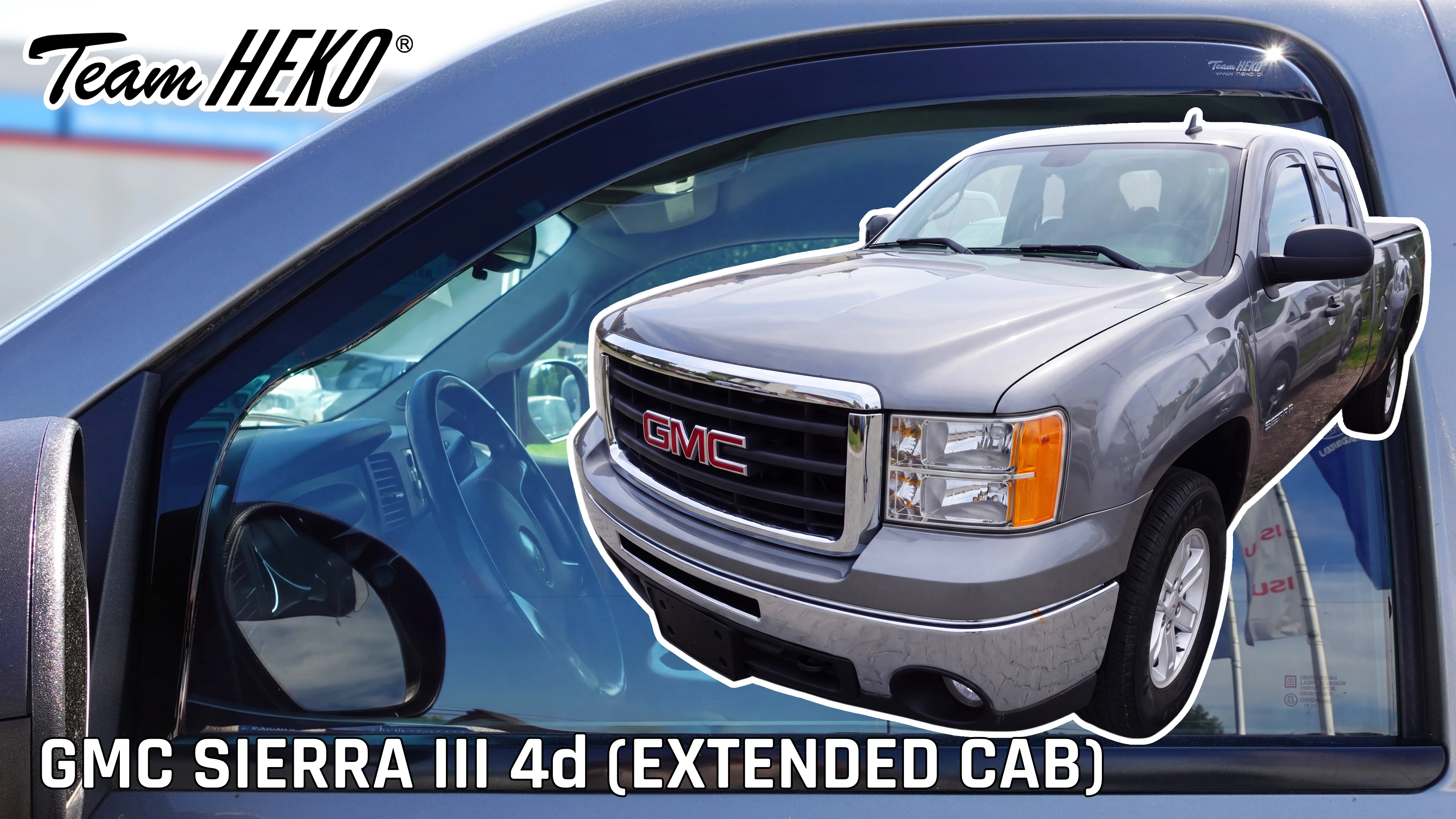 Vindavvisere GMC Sierra III 2006 - 2013 │ sett 2 stk.