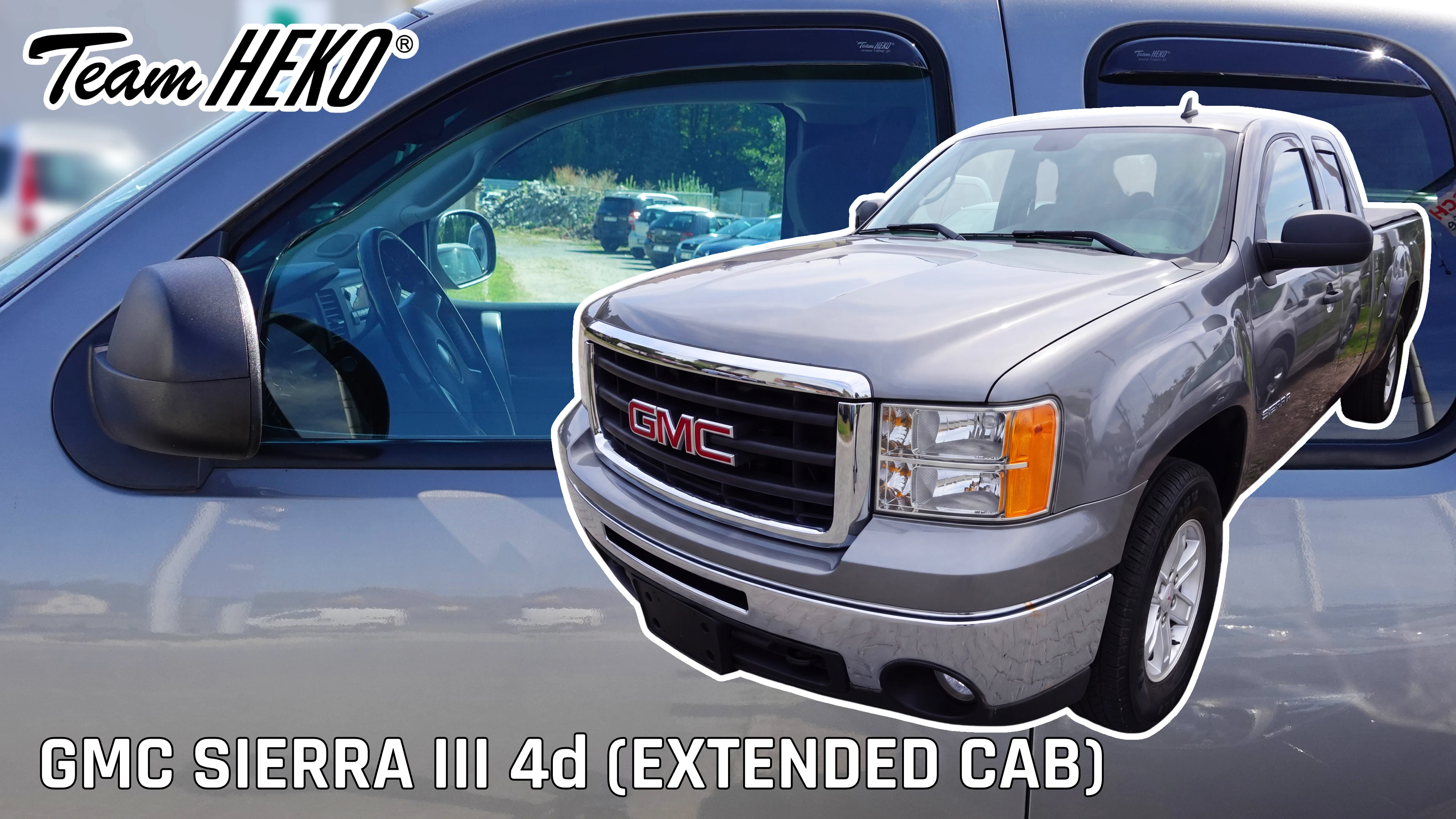 Vindavvisere GMC Sierra III 2006 - 2013 │ sett 4 stk.