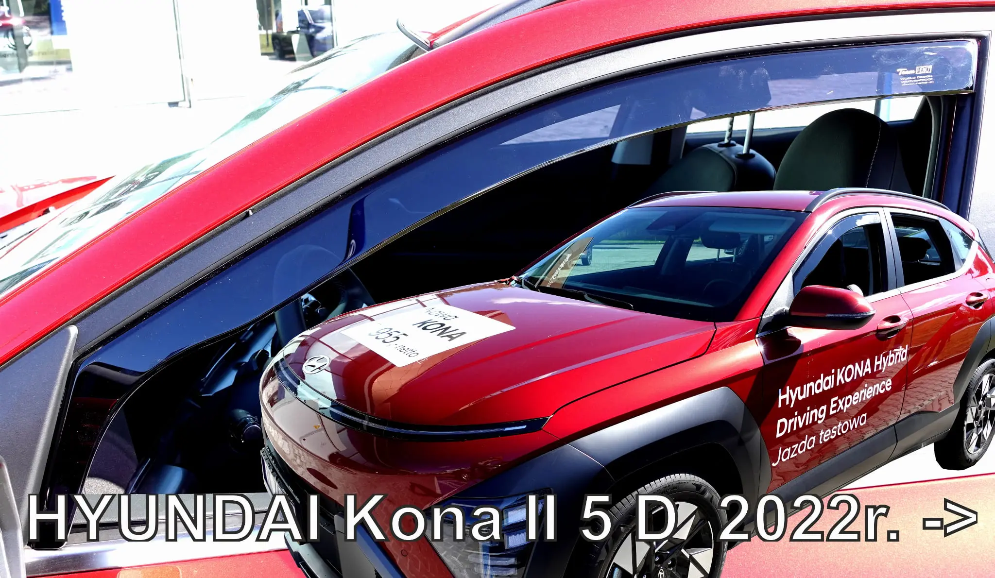 Vindavvisere Hyundai Kona II / Kona Electric II 2022 -> │ sett 2 stk.