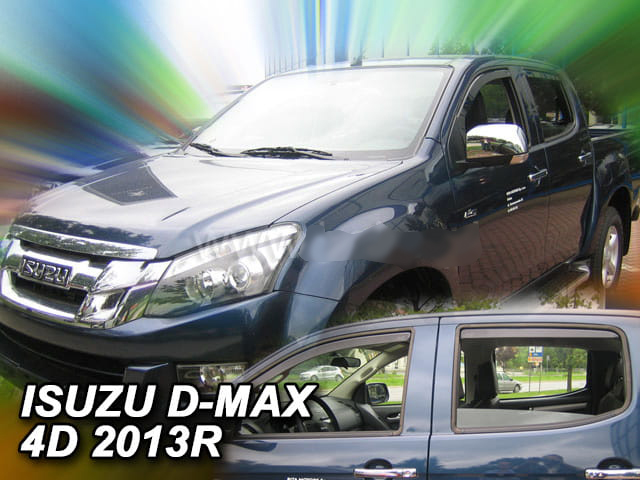 Vindavvisere Isuzu D-Max II 2012 - 2019 │ Double Cab - sett 4 stk.