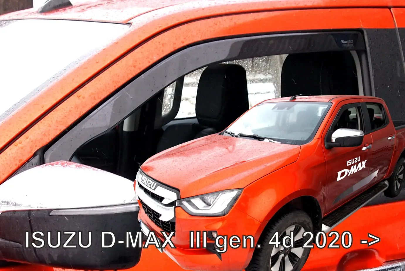 Vindavvisere Isuzu D-Max III 2019 -> │ Single Cab / Extended Cab / │ Double Cab - sett 2 stk.