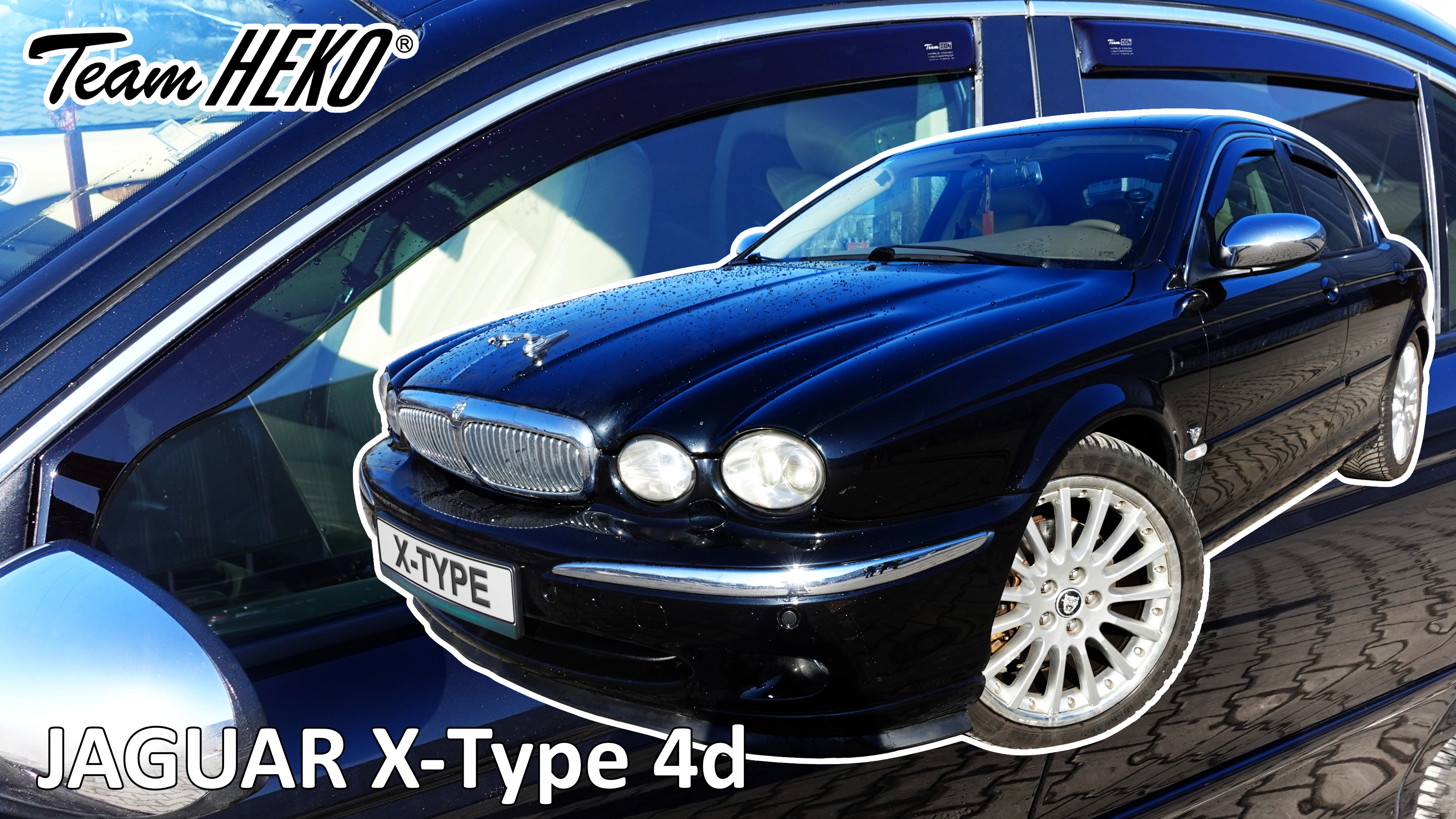 Vindavvisere Jaguar X-Type Sedan 2001 - 2009 │ sett 4 stk.