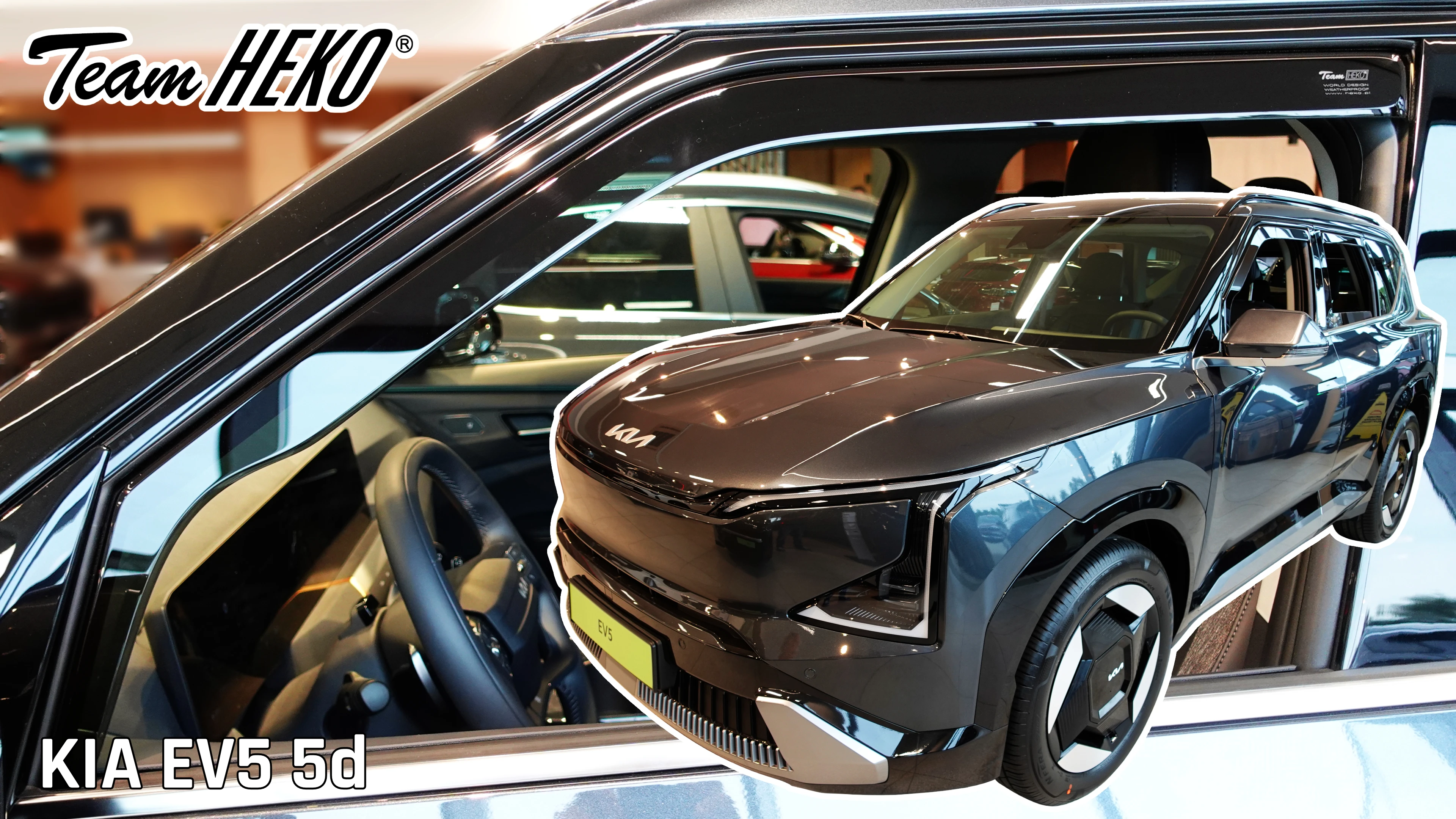 Vindavvisere Kia EV5 2025 -> │ sett 2 stk.