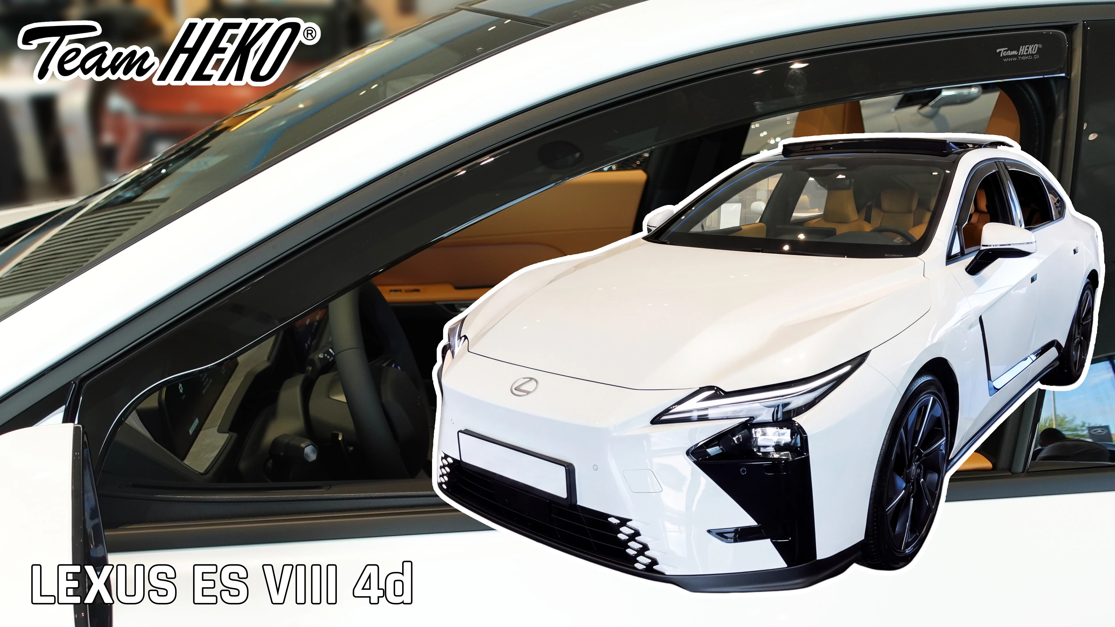 Vindavvisere Lexus ES VIII 2025 -> │ sett 2 stk.