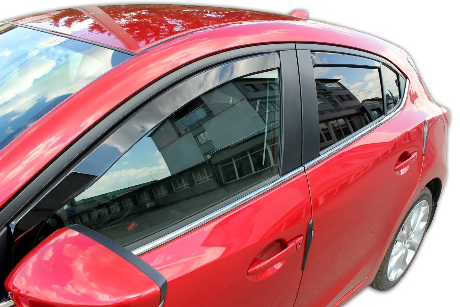 Vindavvisere MAZDA 3 III 4/5-dørs 2013-2018 Sedan / HATCHBACK sett 4 stk. – bilde 2