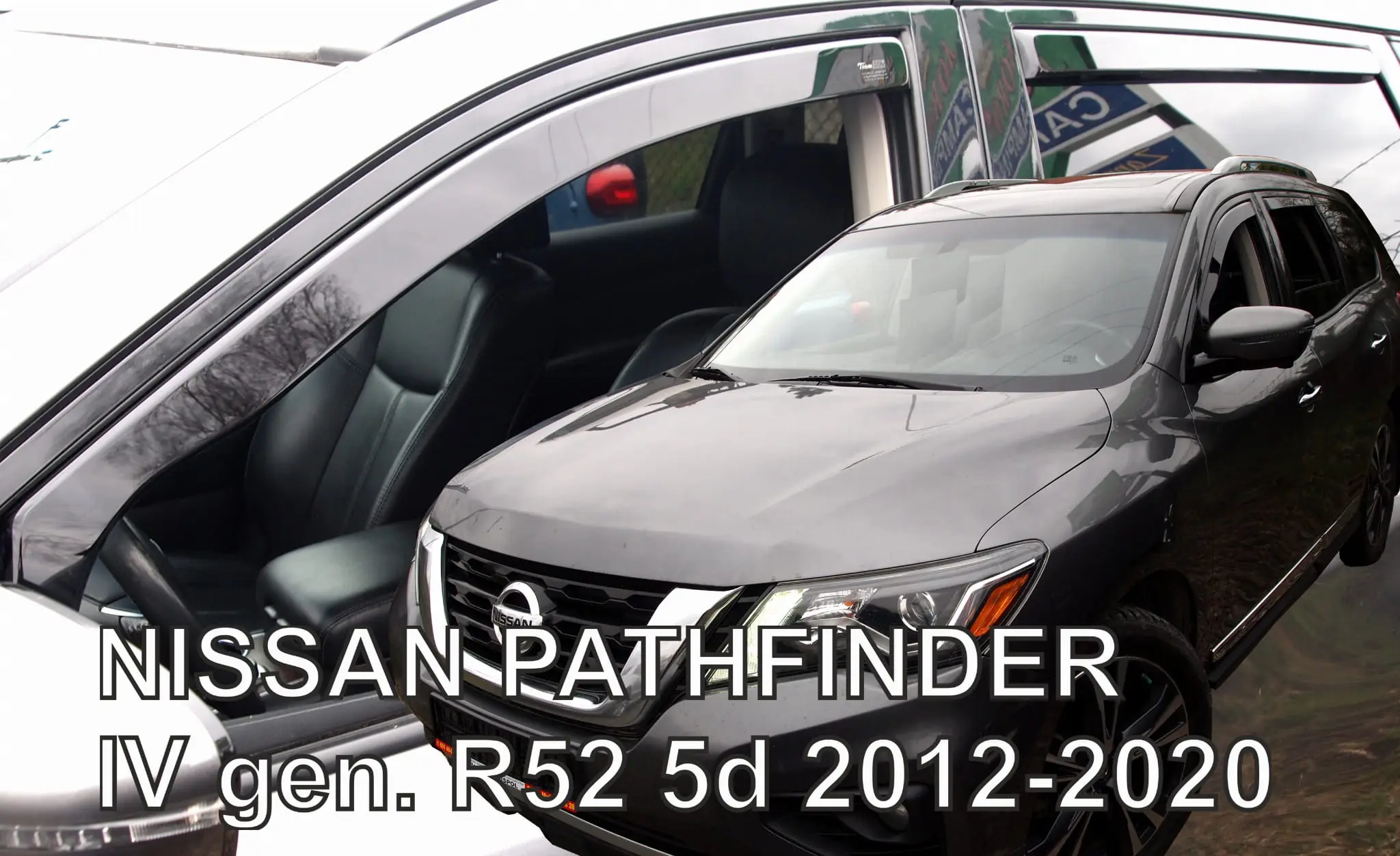 Vindavvisere Nissan Pathfinder IV (R52) 2012 - 2020 | sett 4 stk.