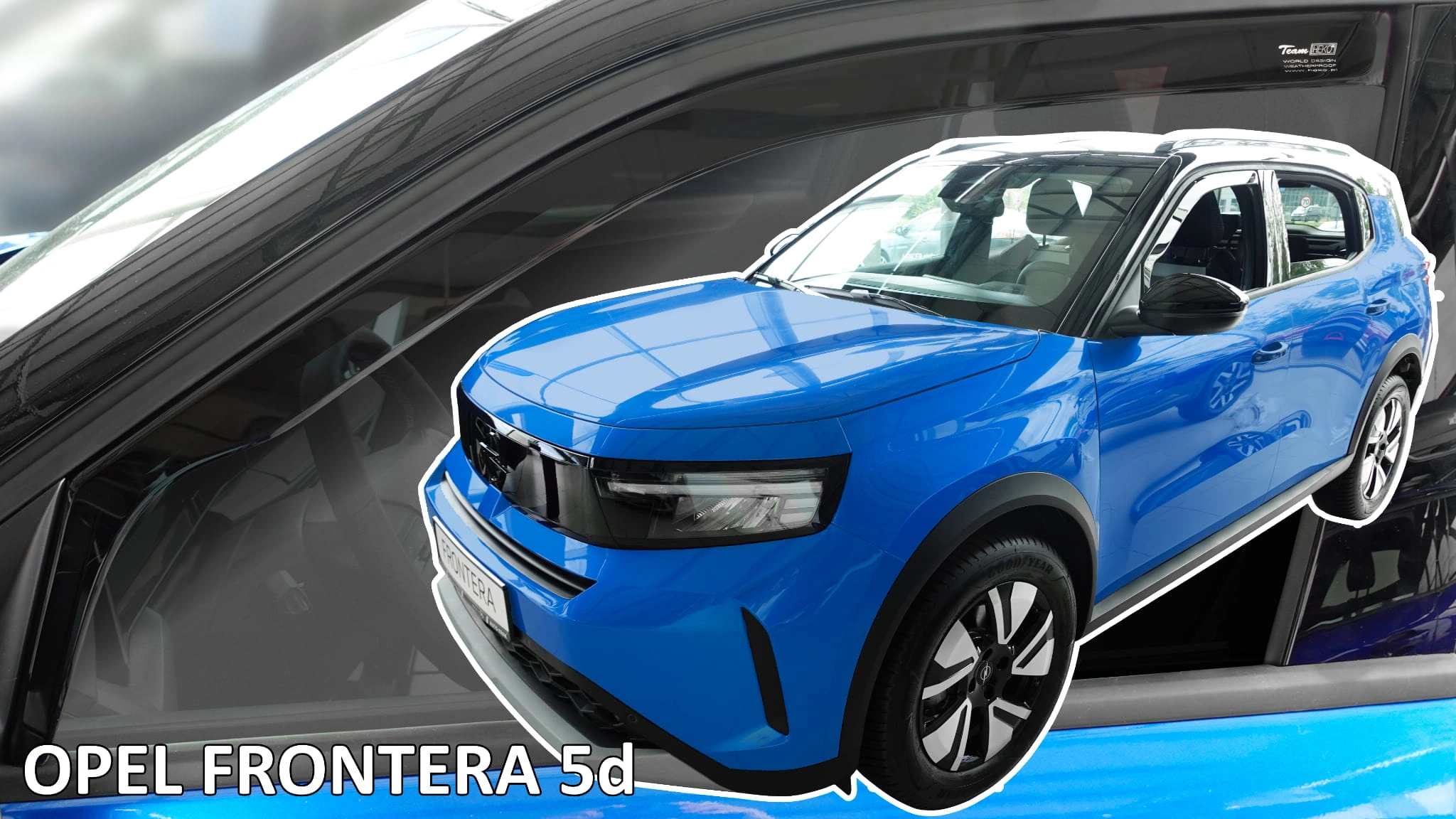 Vindavvisere Opel Frontera Electric / Frontera MHEV 2024 -> │ sett 2 stk.
