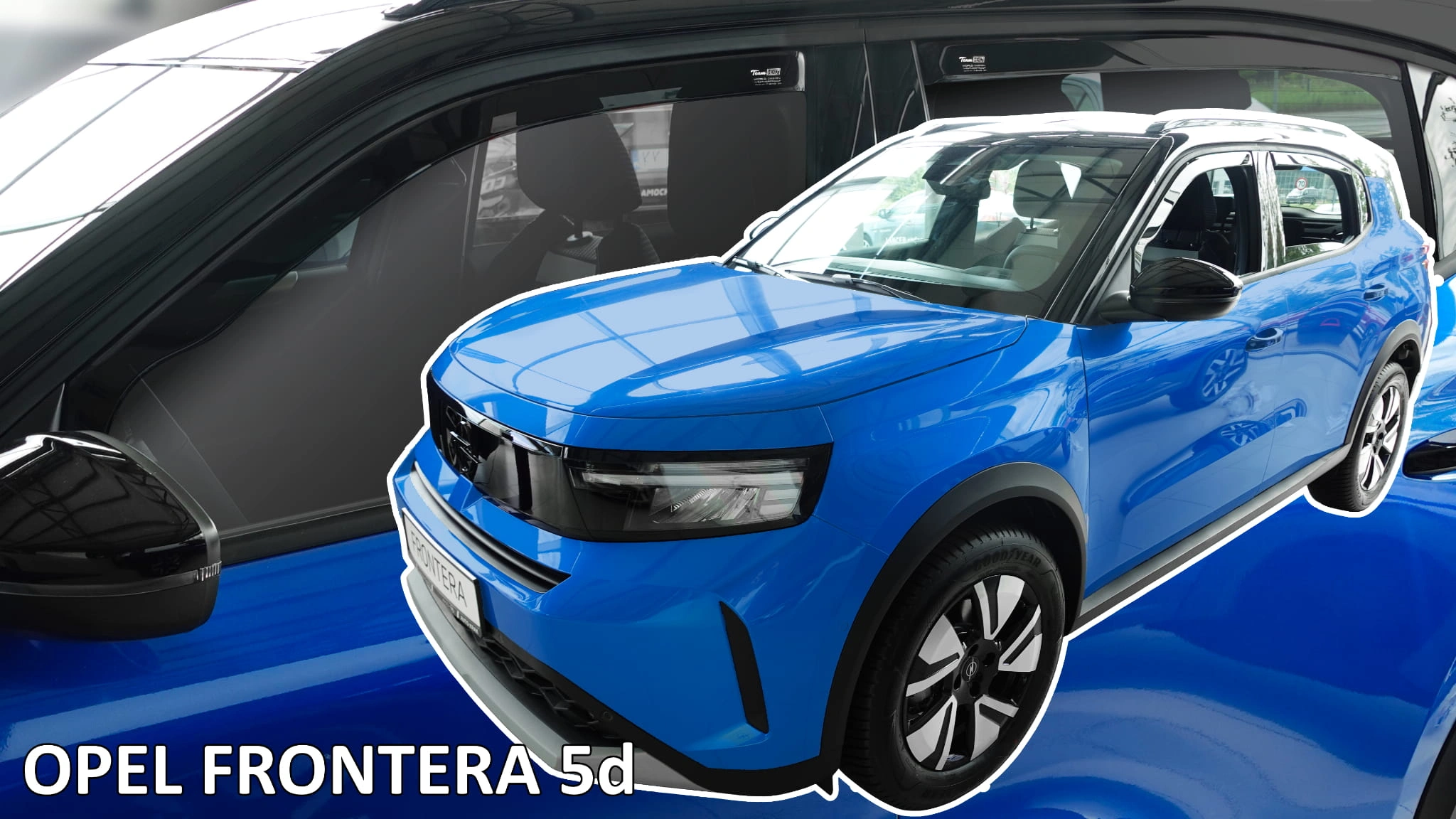 Vindavvisere Opel Frontera Electric / Frontera MHEV 2024 -> │ sett 4 stk.