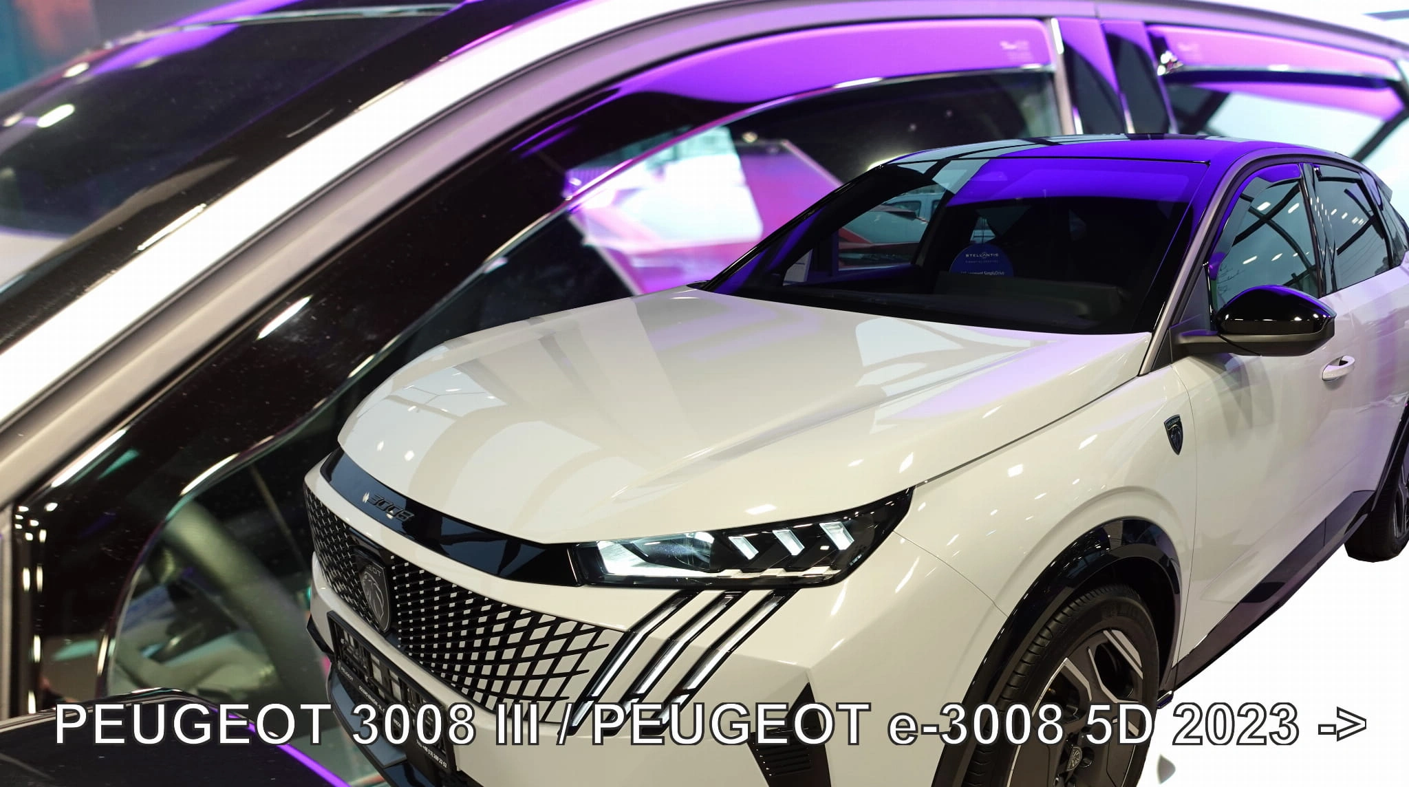 Vindavvisere Peugeot e-3008 / 3008 III 2023 ->  │ sett 4 stk.