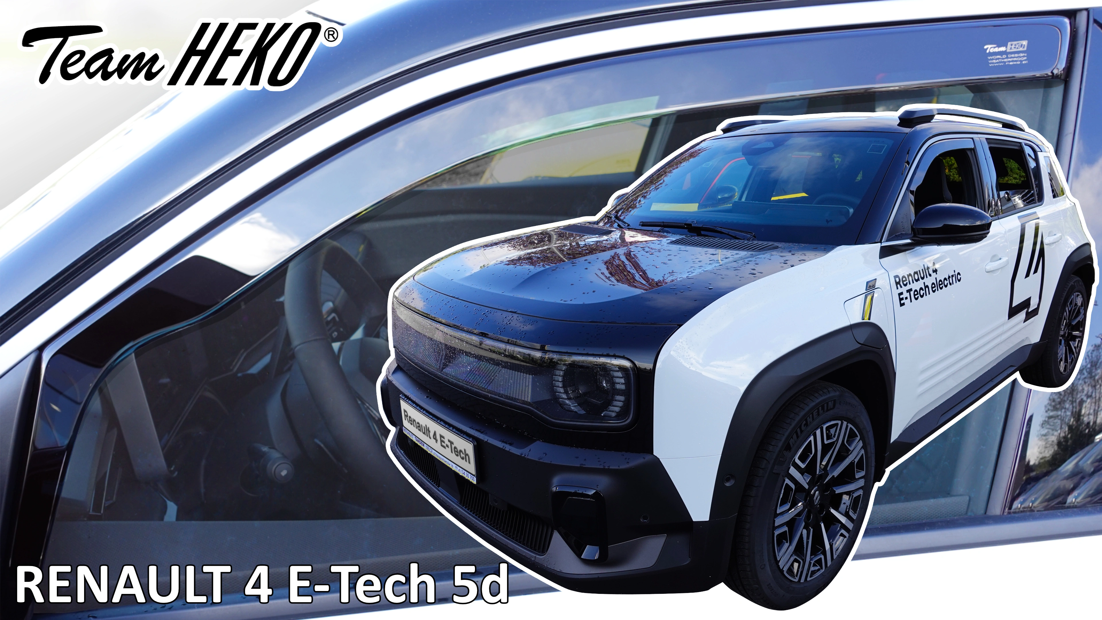 Vindavvisere Renault 4 E-Tech Electric 2025 -> │ sett 2 stk.