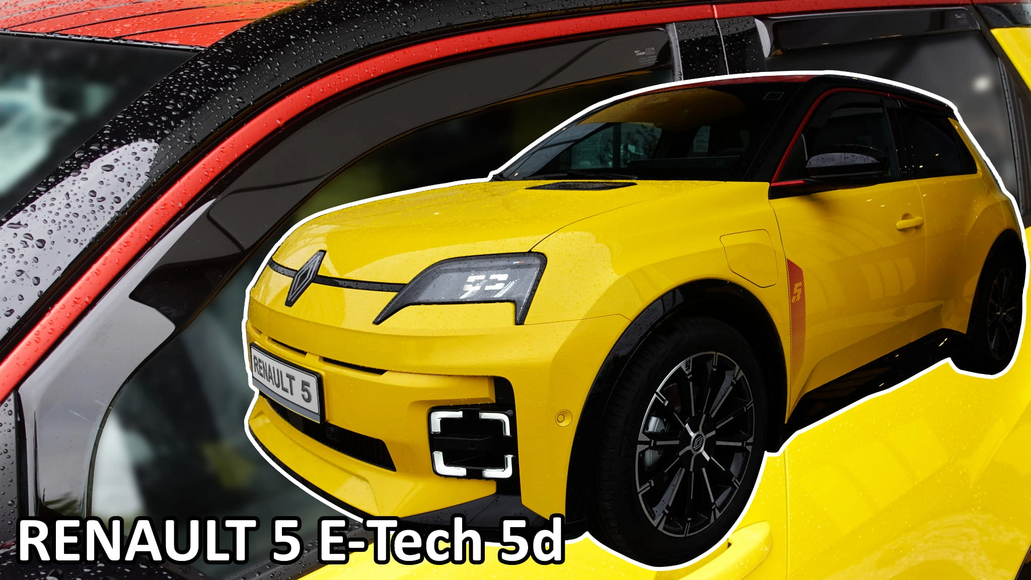Vindavvisere Renault 5 E-Tech Electric 2025 -> │ sett 4 stk.