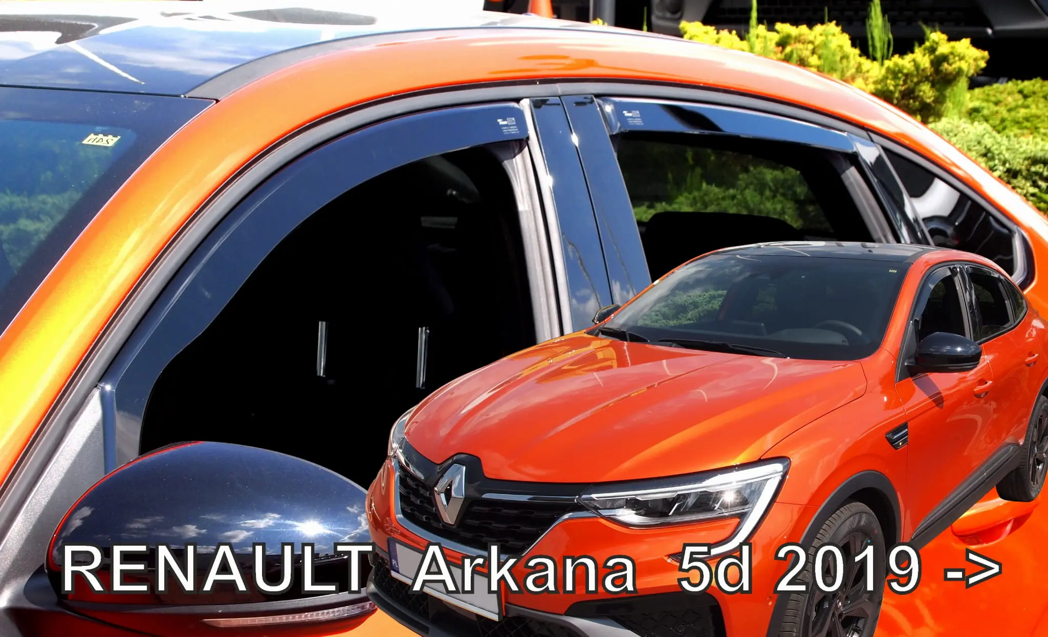 Vindavvisere Renault Arkana 2019-> sett 4 stk.